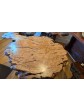 Phenomenal Red Oak Burl Dining Table